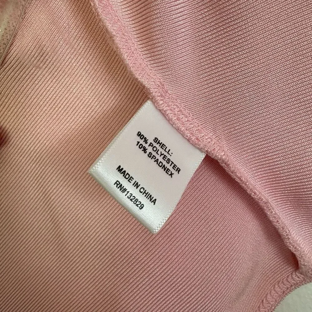 Superdown Ramona Feather Trim Bustier Top in Blush Pink - Picture 8 of 11